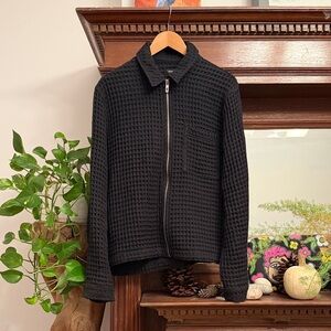 super cute waffleknit jacket - read desc!